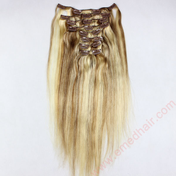 Human hair clip in extensions  Europe LJ122